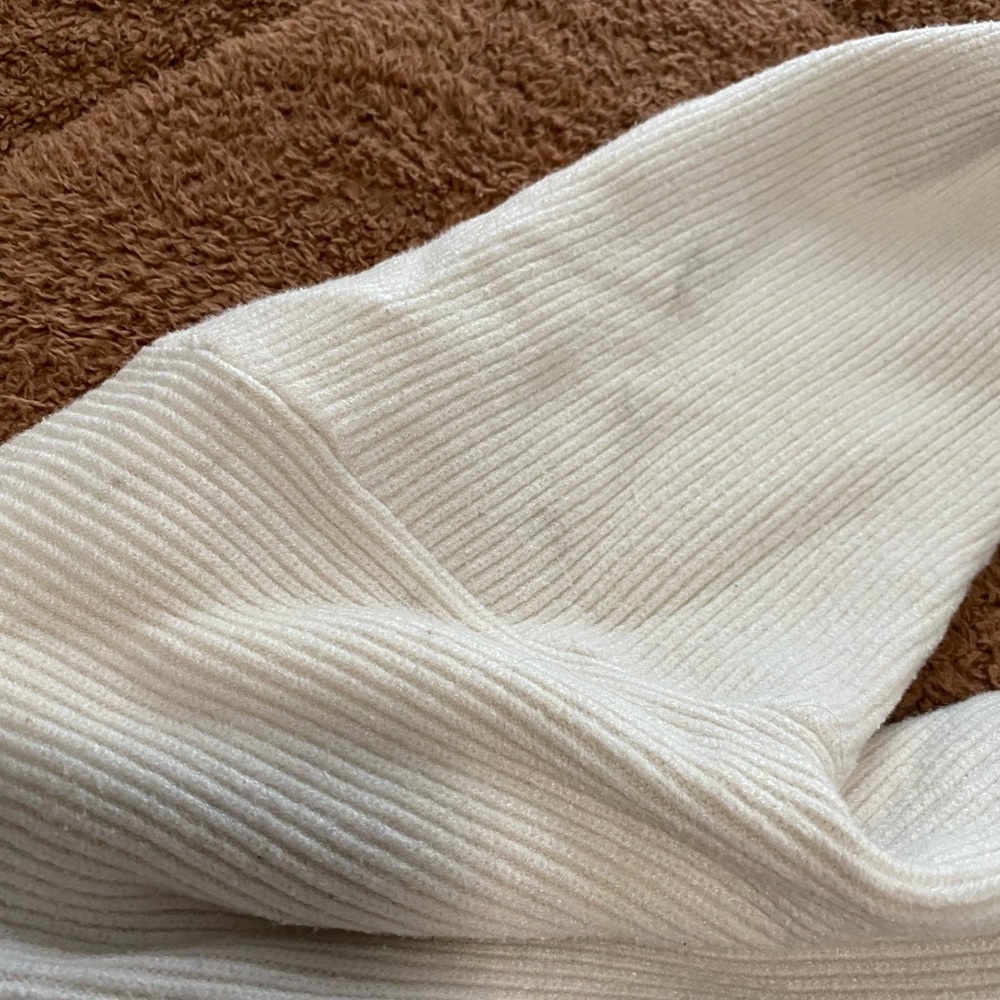 BTFBM Cream Ribbed Sweater - Picture 3 of 4